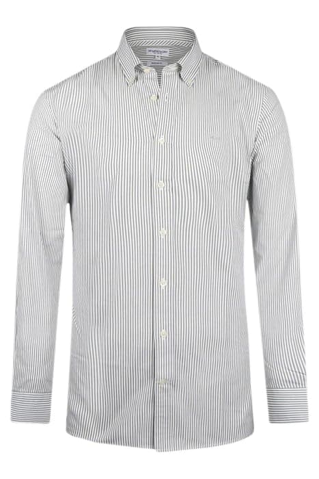 STRIPED POPLIN SHIRT DARK SAGE by McGregor