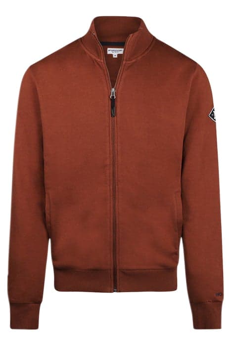 ZIP THRU SWEATSHIRT CHESNUT by McGregor