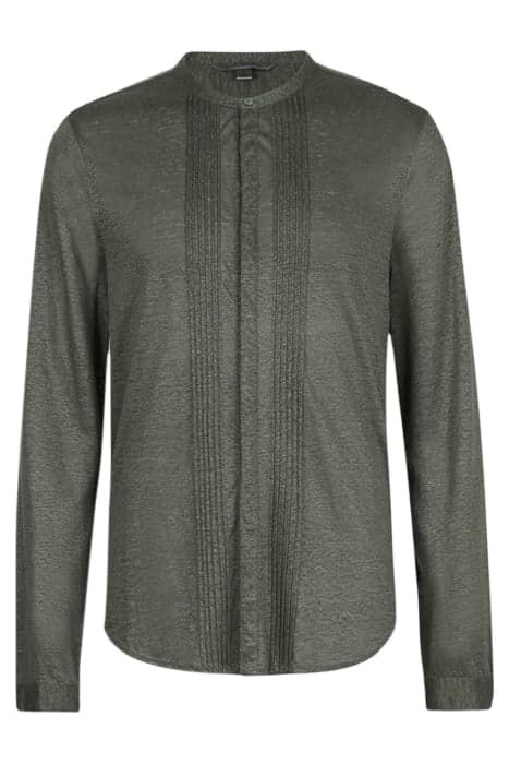 REGULAR FIT LS SHIRT WITH PIN TUCKED DET OXIDE by John Varvatos