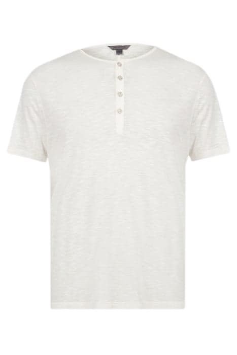 SLIM FIT SS HENLEY SALT by John Varvatos