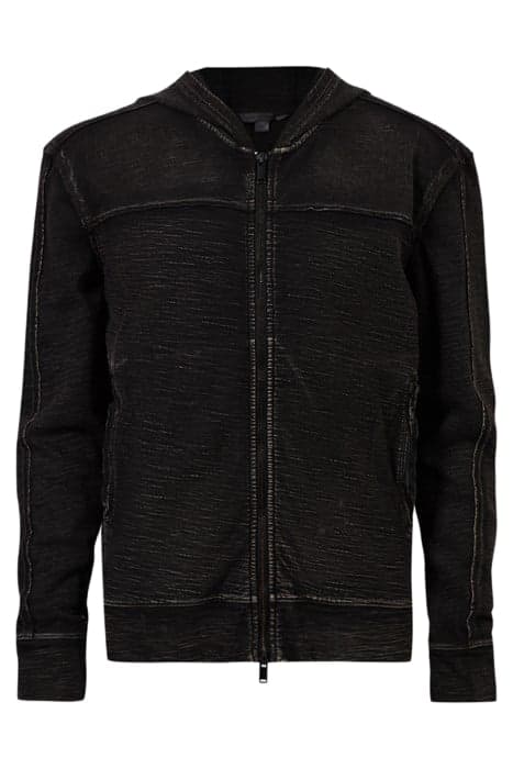 NORTON LS HIGHTWIST SLUB CTN PULLOVER HO BLACK by John Varvatos