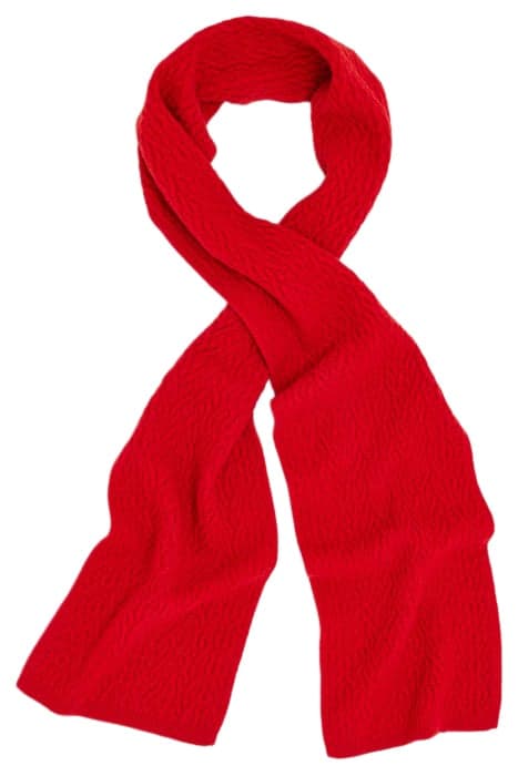 CABLE SCARF POPPY by John Varvatos