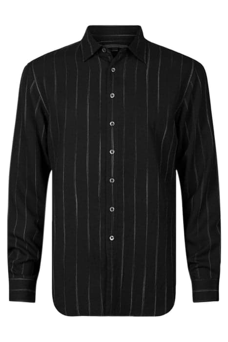 NYE SHIRT CLASSIC FIT SHIRT WITH REGULAR BLACK by John Varvatos