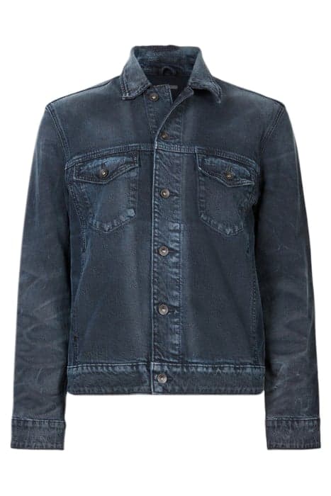 FELIX TRUCKER LOUIE WASH MODERN TRUCKER BLUE BLACK by John Varvatos