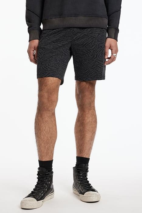 GARY ZEBRA JACQUARD SHORTS BLACK by John Varvatos