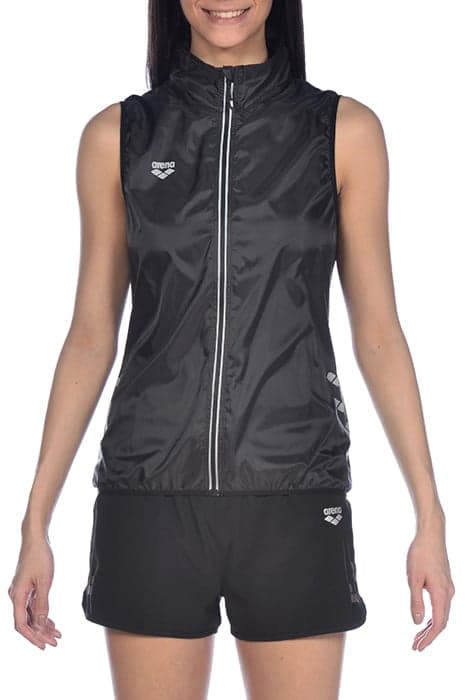 W GILET BLACK-BLACK by Arena