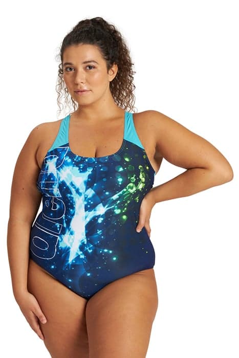 W VIBRATION SWIM PRO BACK ONE PIECE PLUS NAVY-MARTINICA by Arena