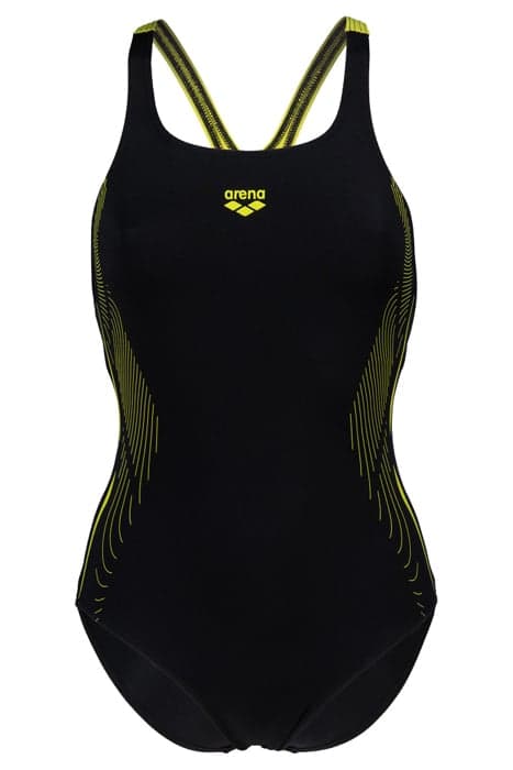 WOMEN'S SWIMSUIT SWIM PRO BACK GRAPHIC L BLACK-SOFT GREEN by Arena