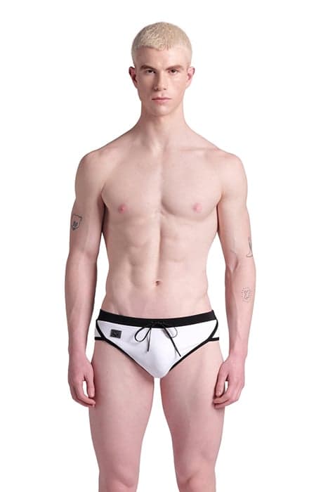 MEN'S ARENA CLASSIC SWIM BRIEF WHITE-BLACK by Arena