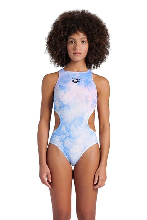 W ARENA ONE ONE PIECE MPH CYAN MULTI TIE&DYE by Arena