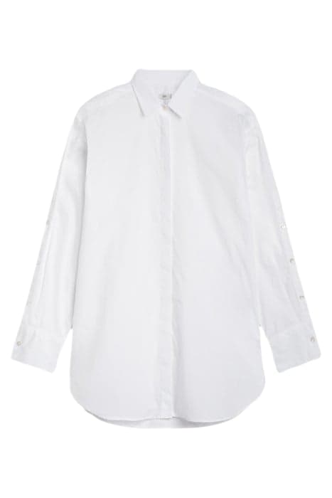 PLACKET DETAIL SHIRT WHITE by Closed