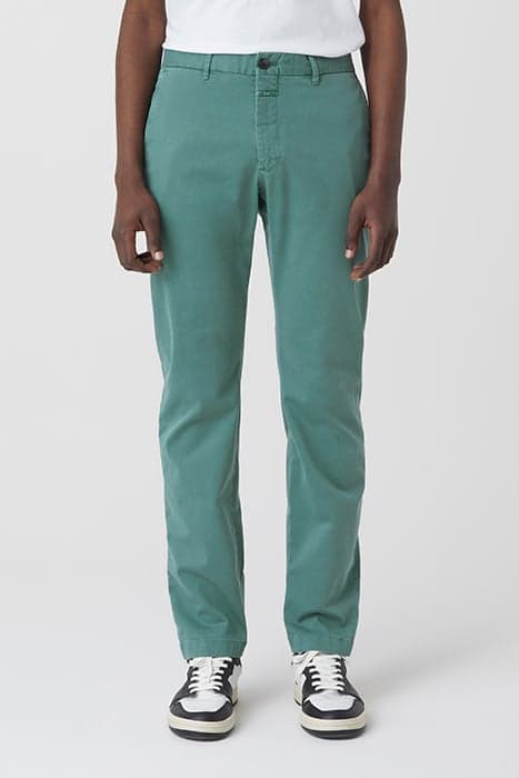 CLIFTON SLIM PANTS DARK JADE by Closed