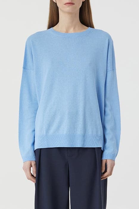 CREW NECK LONG SLEEVE BLUE MORNING SKY by Closed