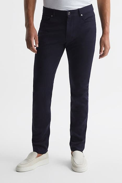 NUBURY-JERSEY SLIM FIT CH NAVY by Reiss