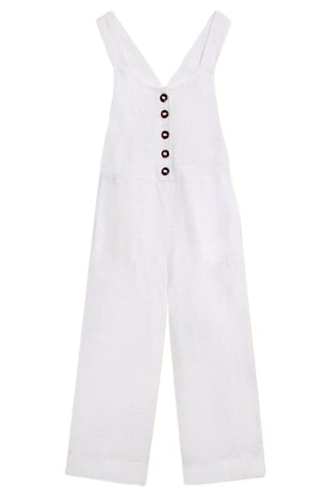 VIOLA LINEN DUNGAREE NATURAL WHITE by White Stuff