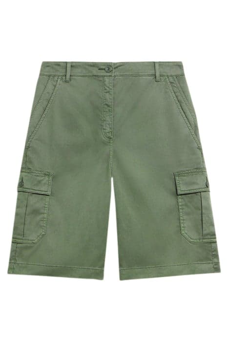 EVERLEIGH CARGO SHORTS MID GREEN by White Stuff