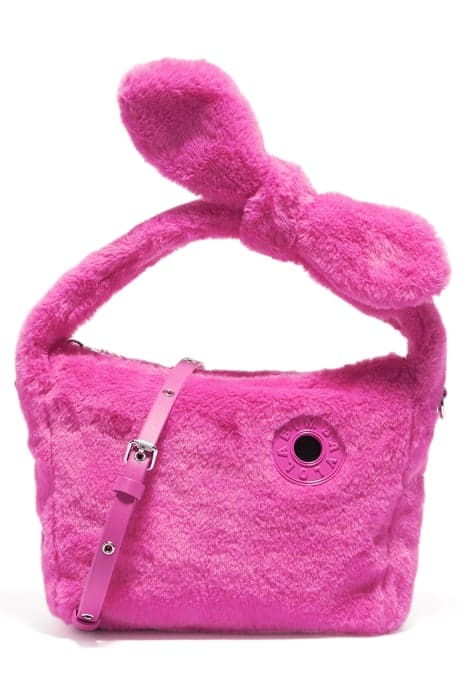 S PINK FUR HOBO BAG by Bimba y Lola