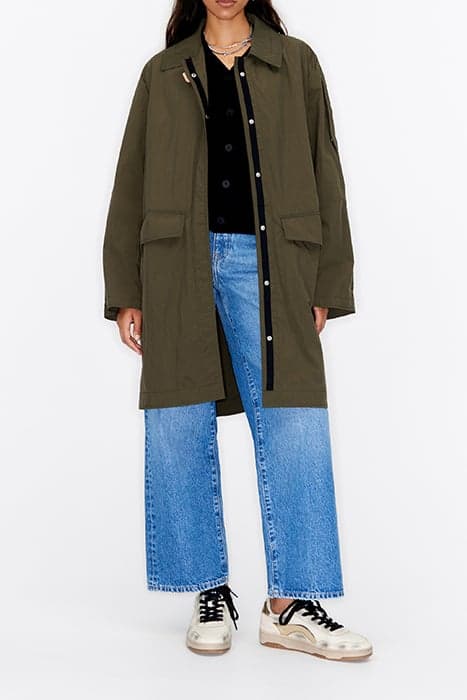 KHAKI FLUID TRENCH by Bimba y Lola