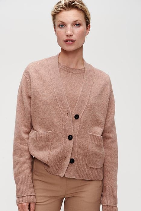 GABBY BOXY CARDIGAN CINDER ROSE by Zenggi