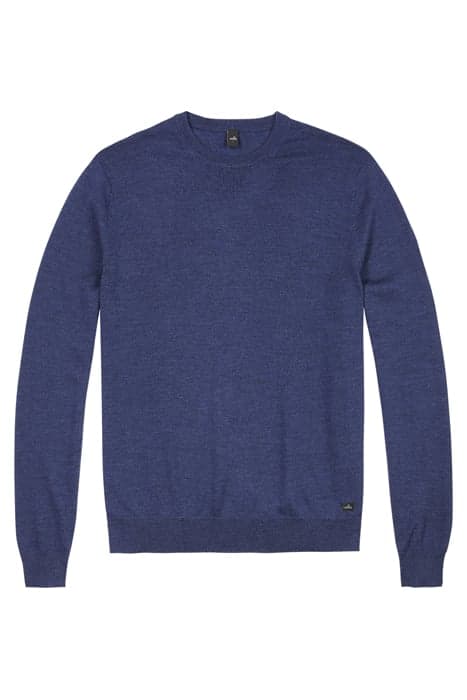 MASON | CASHFEEL CREWNECK PULLOVER SAPPHIRE BLUE MELANGE by WAHTS