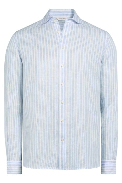 LIGHT BLUE STRIPED SLIM FIT SHIRT by Suitsupply