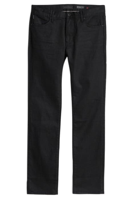 BOWERY COATED STRETCH JEAN JET BLACK by John Varvatos