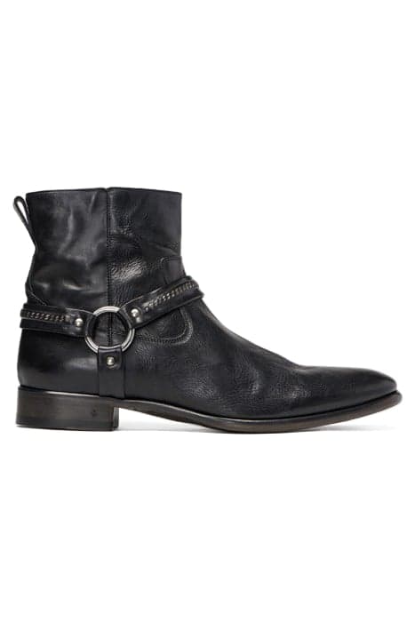 ELDRIDGE HARNESS BOOT BLACK by John Varvatos