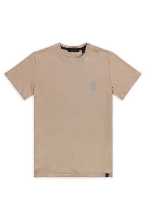 SKULL TEE TAUPE by ASPACT