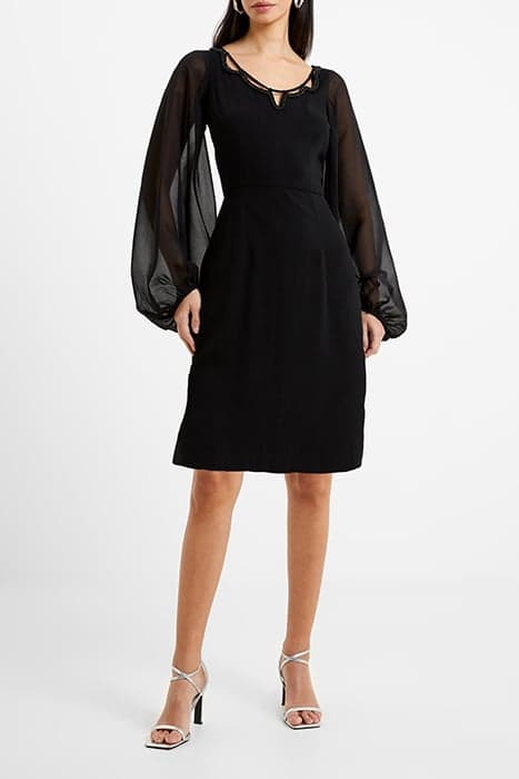 ADDINALA CREPE DRESS BLACK by French Connection