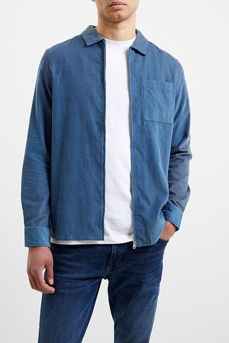 CORD ZIP SHIRT BLUE by French Connection