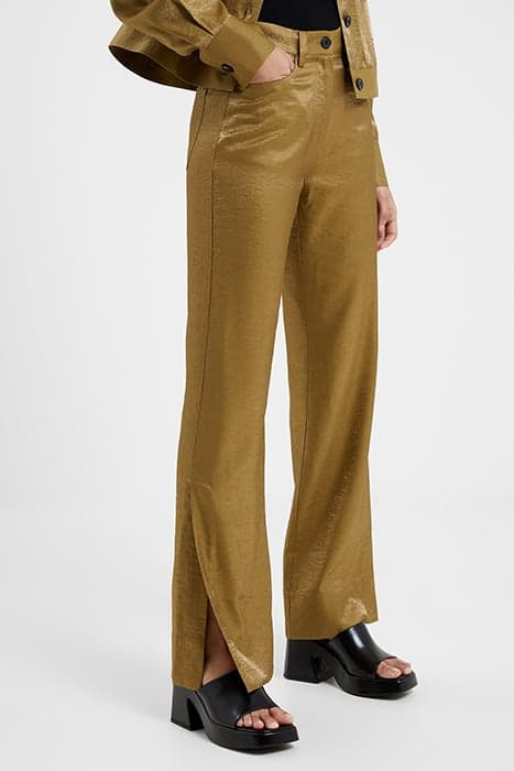 CAMMIE SHIMMER TROUSERS BROWN by French Connection