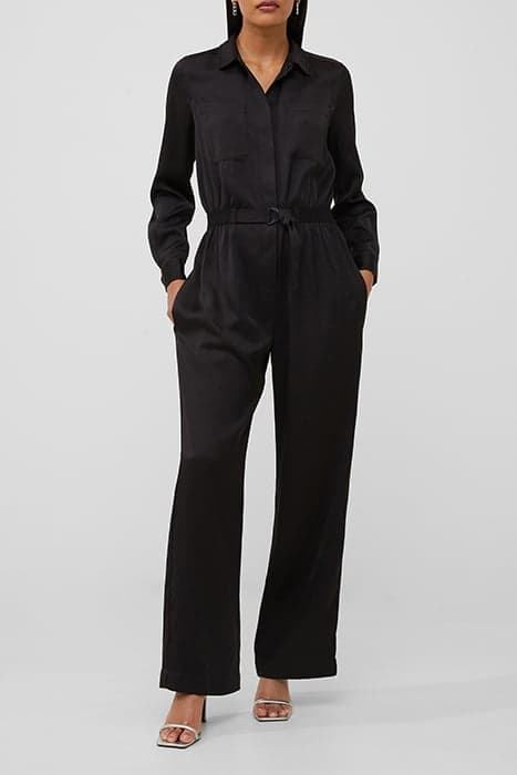 ENID CREPE 70 S JUMPSUIT BLACK by French Connection