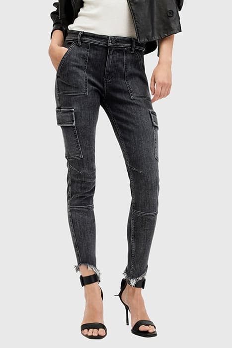 DURAN ASYM JEAN WASHED BLACK by AllSaints