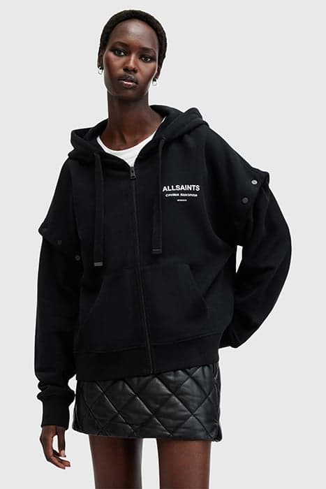 OMNIUM AMPHIA HOODY BLACK by AllSaints