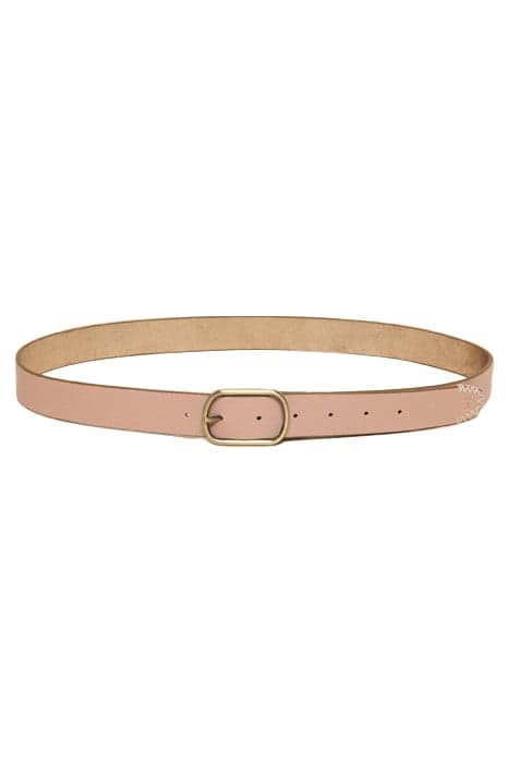 REVERSIBLE LEATHER BELT GOLD TONE METALLIC by White Stuff