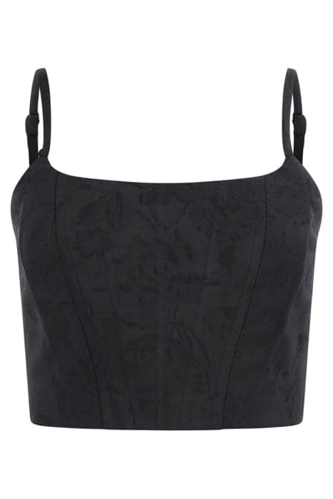 BLOSSOM CORSET TOP JET BLACK A996 by Marciano by Guess