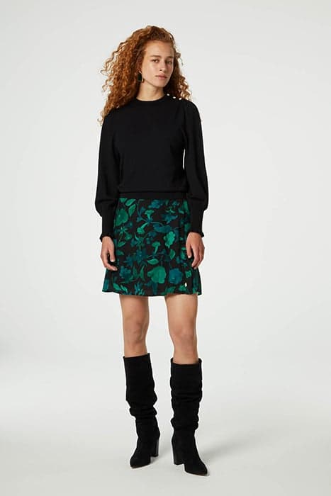 LYDIA SHORT SKIRT BRIGHT TEAL/TASTY TE by Fabienne Chapot