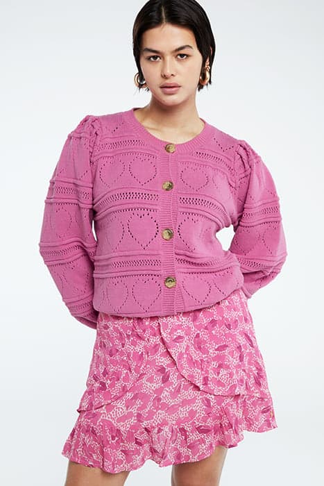 CARRY CARDIGAN BUBBLE GUM PINK by Fabienne Chapot