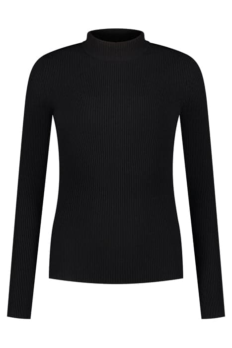 JOLIE RIB TOP BLACK by NIKKIE