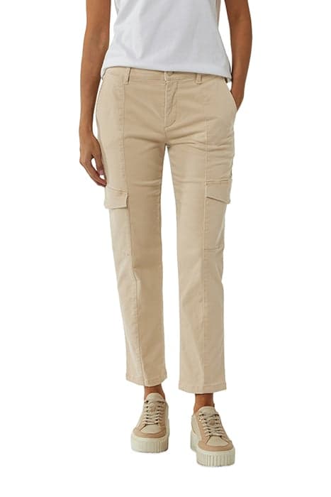 COMMA PANTS BROWN-BEIGE by Comma