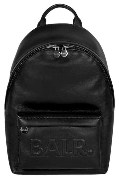 UNISEX BT LEATHER PETITE BACKPACK BLACK by BALR.