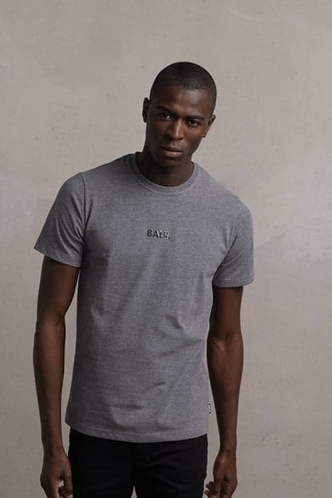 BL CLASSIC STRAIGHT T-SHIRT DK GREY HEATHER by BALR.