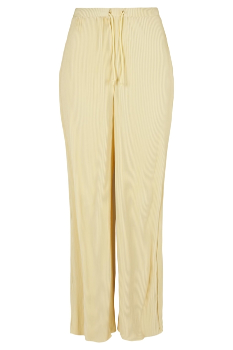 LADIES PLISSE PANTS SOFTYELLOW 1