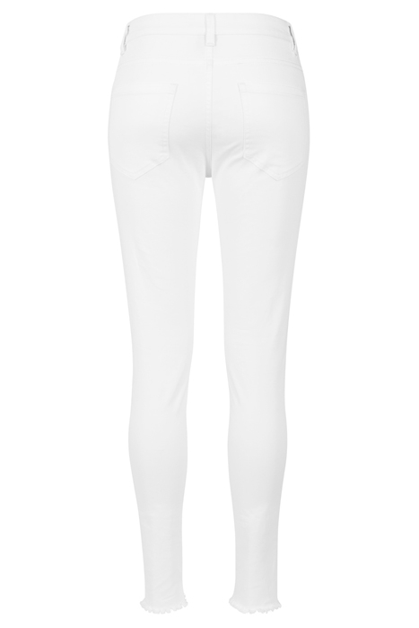 LADIES CUT KNEE PANTS WHITE 8