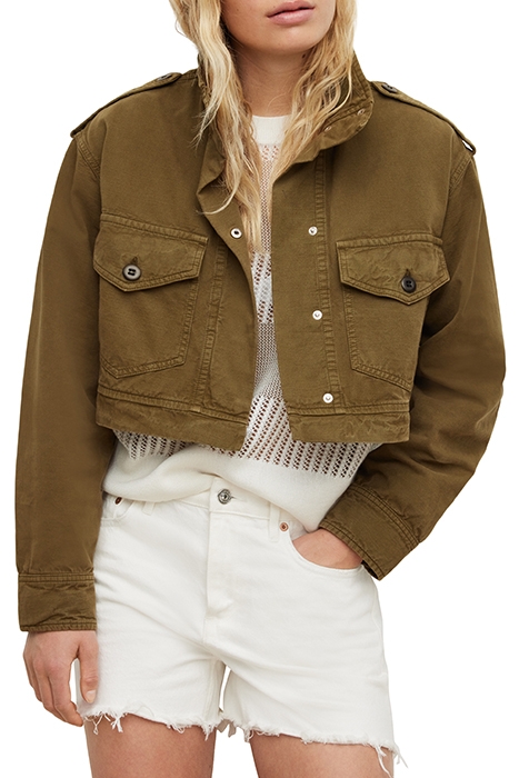 CADIE MILITARY JACKE KHAKI GREEN 7