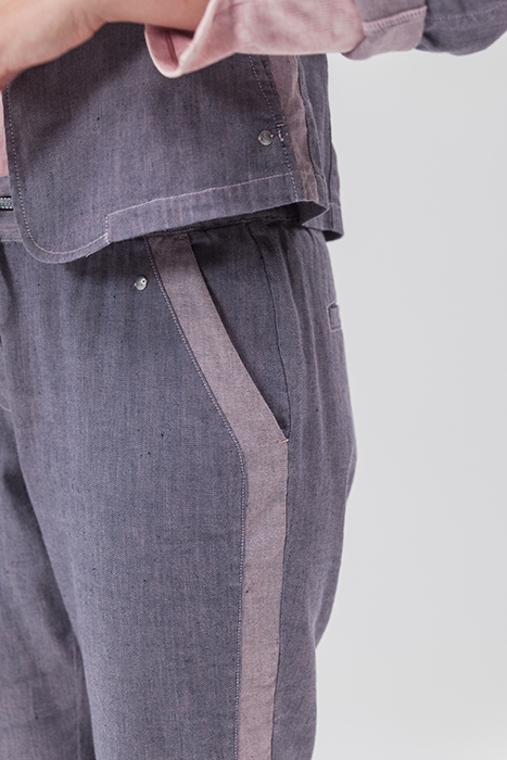 ELBA PANTALON MET ELASTISCHE TAILLEBAND MISTY ROSE 2