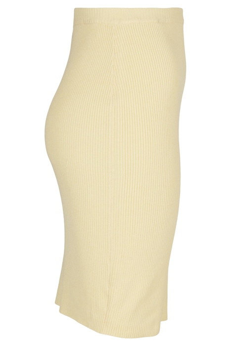 LADIES RIB KNIT SKIRT SOFTYELLOW 7