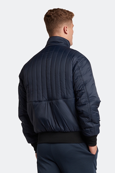 VERTICAL PADDED BOMBER DARK NAVY 2