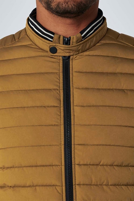 JACKET SHORT FIT PADDED DARK FUDGE 5