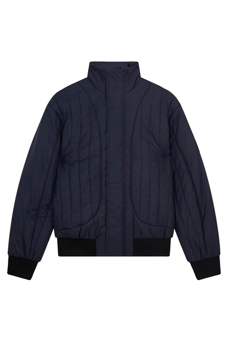 VERTICAL PADDED BOMBER DARK NAVY 5